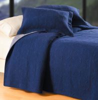 Navy Blue Bedspread