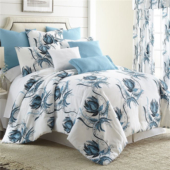 Seascape Comforter Set Super King by Colcha Linens | PC Fallon Co