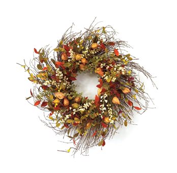 Faux Wreath & Garland