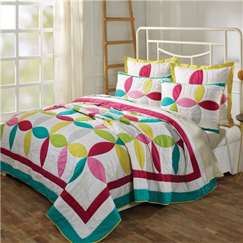 Everly King Set; Quilt 105Wx95L-2 Shams 21x37