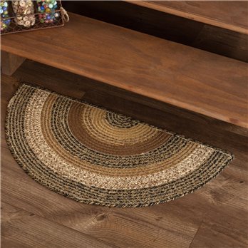 Kettle Grove Jute Rug Half Circle 16.5x33