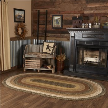 Kettle Grove Jute Rug Oval w/ Pad 60x96