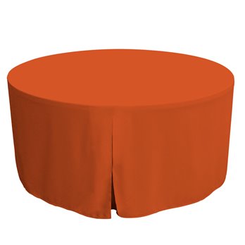 Tablevogue 60-Inch Ooh-Orange Round Table Cover
