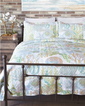 Coastal Reef Quilt Set Twin