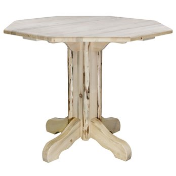 Montana Pub Table - Clear Lacquer Finish