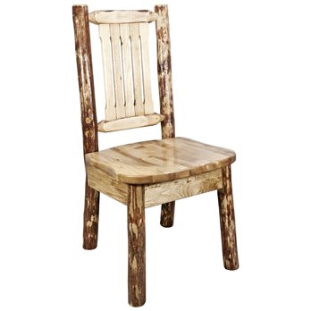 Glacier Side Chair w/ Ergonomic Wooden Seat