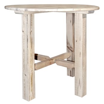 Montana Counter Height Bistro Table - Clear Lacquer Finish