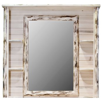 Montana Deluxe Dresser Mirror - Clear Lacquer Finish