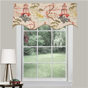 Zen Linen 52" x 18" Lined Filler Valance