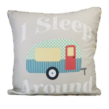 Lake Retreat Decorative Pillow -  Camper