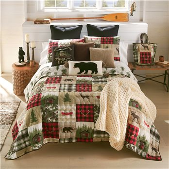 Cedar Lodge 3PC King Quilt Set