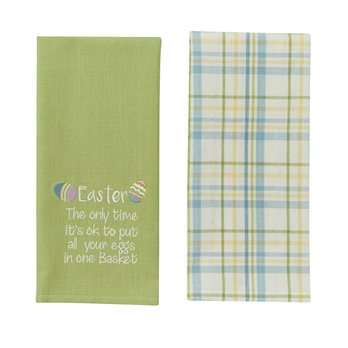 Easter Eggs 2 Dishtowel Set