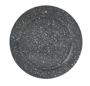 Granite Enamelware Dinner Plate Gray