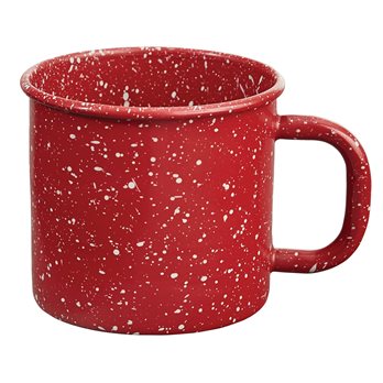 Granite Enamelware Mug Red