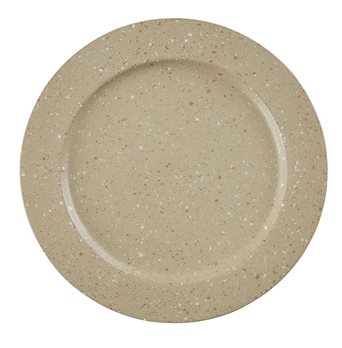 Granite Enamelware Charger Sandstone