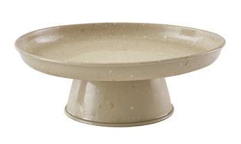 Granite Enamelware Cake Pedestal Sandstone