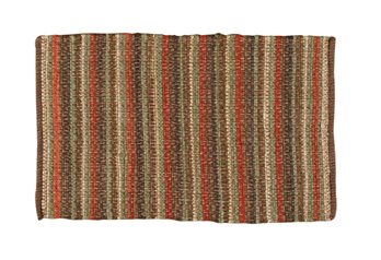 Cc Stripe Rug 24X38 Earth