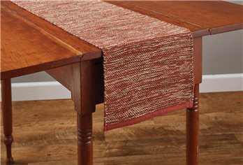 Ashfield Yarn Table Runner 13X54 Red