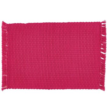 Calais Placemat Hot Pink