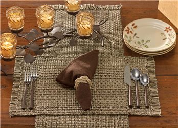 Tweed Placemat Espresso