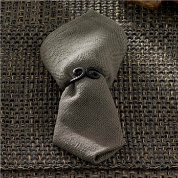 Tweed Napkin Charcoal