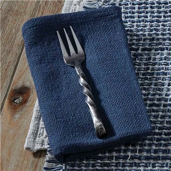 Tweed Burlap Napkin Denim