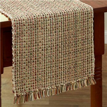 Tweed Table Runner 13X54-Spice