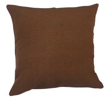 Essentials Rib Pillow Cover 20" Brn