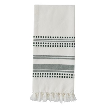 Kyla Woven Towel - Evergreen