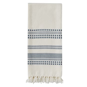 Kyla Woven Towel - Marine Blue