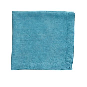 Linen Napkin Aqua