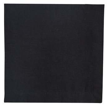 Linen Napkin Black