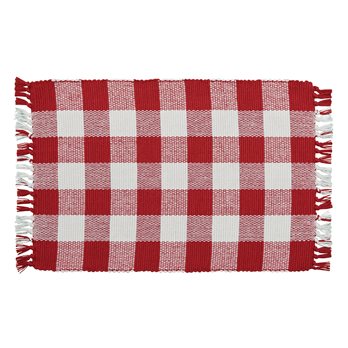 Wicklow Check Placemat Red/Cream