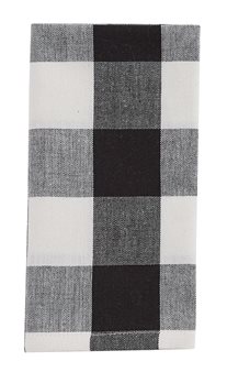 Wicklow Check Napkin Black Cream