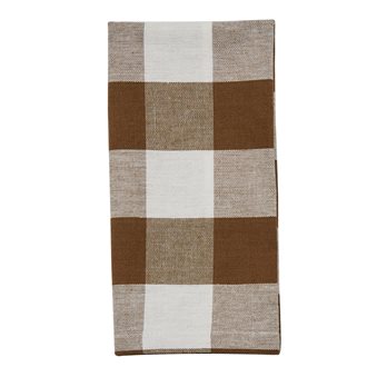 Wicklow Napkin - Brown And Cream