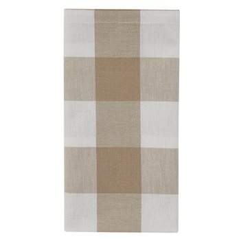 Wicklow Check Napkin Natural