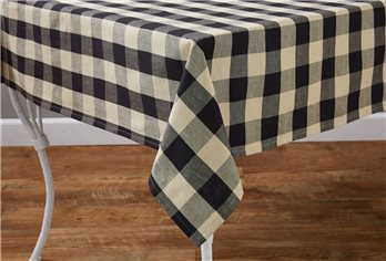 Wicklow Check Tablecloth 54X54 Black