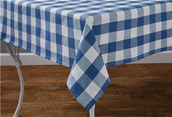 Wicklow Check Tablecloth 54X54 China Blue