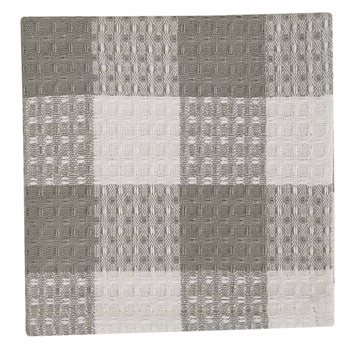 Wicklow Check Dishcloth - Dove