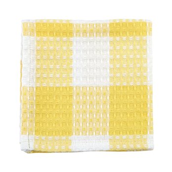 Wicklow Check Dishcloth Yellow