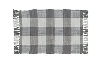 Wicklow Check Rag Rug 2X3 Dove