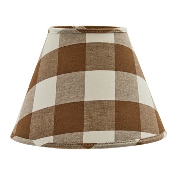 Wicklow Lamp Shade 10" - Brown And Cream