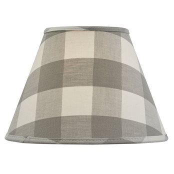 Wicklow Check Lampshade 10" - Dove