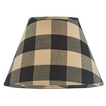 Wicklow Check Lampshade 12" - Black