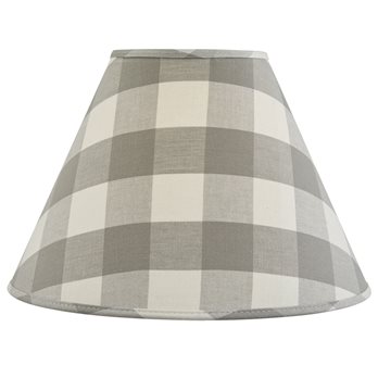 Wicklow Check Lampshade 14" - Dove