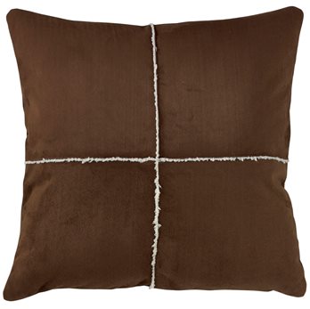 Faux Sheepskin Pillow 20 Cover