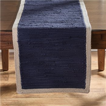 Dune Table Runner 15X72 - Navy