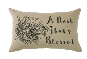 Blessed Nest Pillow 12X20-Cover