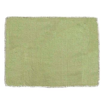 Frayed Edge Placemat Pear