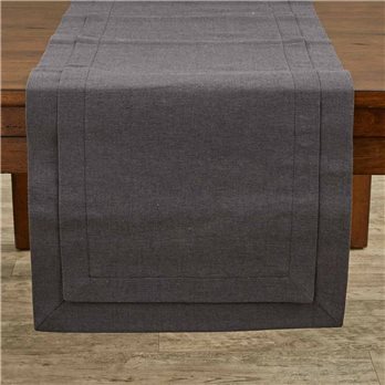 Tailored Table Runner 15X72 Slate